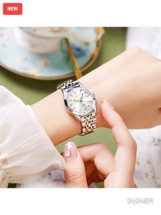 Small Stainless Steel Analog Quartz Dress Watch with Date Window main image 6